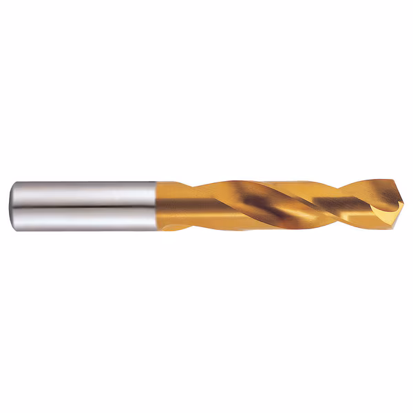 Hss(M42) Stub Length Din1897 Split Point Drills Tin Coated, Yg-1 Tool Co, Mfr#: D4107080